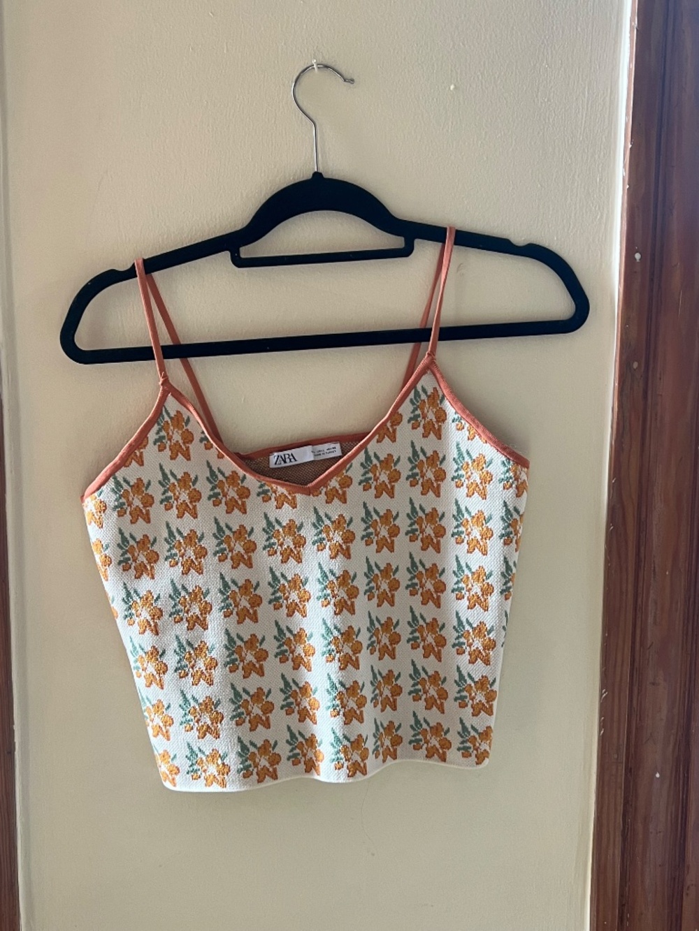 Zara Floral Detail Top and Sweater Set - Picture 5 of 8
